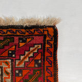 25766-Ghashgai Hand-Knotted/Handmade Persian Rug/Carpet Tribal/Nomadic/Authentic/Size: 9'9" x 5'4"/297cm x 163cm