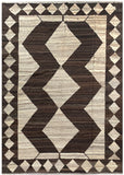 26001- Kelim Hand-Woven/Flat Weaved/Handmade Afghan /Carpet Tribal/Nomadic Authentic/Size: 9'9" x 6'9"/297cm x 206cm