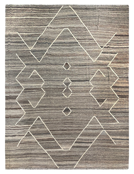 25998- Kelim Hand-Woven/Flat Weaved/Handmade Afghan /Carpet Tribal/Nomadic Authentic/Size: 11'5" x 8'8"/348cm x 264cm