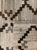 25999- Kelim Hand-Woven/Flat Weaved/Handmade Afghan /Carpet Tribal/Nomadic Authentic/Size: 11'8" x 8'8"/356cm x 264cm