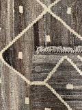 25989- Kelim Hand-Woven/Flat Weaved/Handmade Afghan /Carpet Tribal/Nomadic Authentic/Size: 10'0" x 6'11"/305cm x 211cm