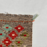 25928- Kelim Hand-Woven/Flat Weaved/Handmade Afghan /Carpet Tribal/Nomadic Authentic/Size: 5'10" x 4'3"