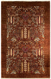 24912-Chobi Ziegler Hand-knotted/Handmade Afghan Rug/Carpet Traditional Authentic / Size: 8'11" x 6'0"/272cm x 183cm