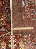 24912-Chobi Ziegler Hand-knotted/Handmade Afghan Rug/Carpet Traditional Authentic / Size: 8'11" x 6'0"/272cm x 183cm