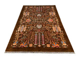 24919-Chobi Ziegler Hand-knotted/Handmade Afghan Rug/Carpet Traditional Authentic / Size: 10'1" x 6'8"/307cm x 203cm