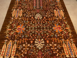 24919-Chobi Ziegler Hand-knotted/Handmade Afghan Rug/Carpet Traditional Authentic / Size: 10'1" x 6'8"/307cm x 203cm