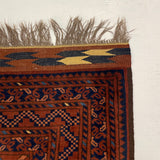 18053- Khal Mohammad Afghan Hand-Knotted Authentic/Traditional/Carpet/Rug Size: 9'6" x 7'5"