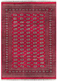 25297-Bokhara Hand-Knotted/Handmade Pakistani Rug/Carpet Tribal/Nomadic Authentic/ Size: 8'11" x 6'0"/272cm x 183cm