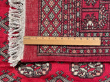 25297-Bokhara Hand-Knotted/Handmade Pakistani Rug/Carpet Tribal/Nomadic Authentic/ Size: 8'11" x 6'0"/272cm x 183cm
