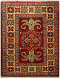 22789 - Kazak Afghan Hand-knotted Contemporary/Nomadic/Tribal Carpet/Rug/Size: 3'1" x 1'11"