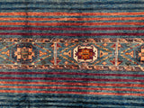 25009- Chobi Ziegler Afghan Hand-Knotted Contemporary/Traditional/Size: 9'10" x 6'6"/300cm x 198cm