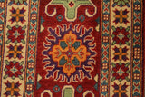 22789 - Kazak Afghan Hand-knotted Contemporary/Nomadic/Tribal Carpet/Rug/Size: 3'1" x 1'11"
