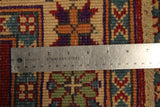 22789 - Kazak Afghan Hand-knotted Contemporary/Nomadic/Tribal Carpet/Rug/Size: 3'1" x 1'11"