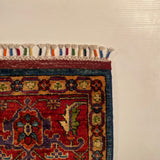 25012- Chobi Ziegler Afghan Hand-Knotted Contemporary/Carpet/Traditional/Size: 10'1" x 6'8"/307cm x 203cm