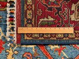 25012- Chobi Ziegler Afghan Hand-Knotted Contemporary/Carpet/Traditional/Size: 10'1" x 6'8"/307cm x 203cm