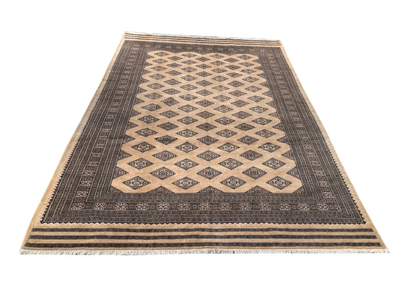 高速配送 25191- Rug/Carpet Pakistani Hand-knotted/Handmade Jaldar ラグ・カーペット