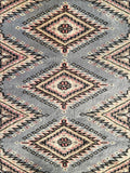 25084- Jaldar Hand-knotted/Handmade Pakistani Rug/Carpet Traditional Authentic/Size: 3'2" x 2'0"/97cm x 61cm
