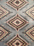 25097- Jaldar Hand-knotted/Handmade Pakistani Rug/Carpet Traditional Authentic/Size: 3'4" x 2'1"/102cm x 64cm