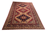 19398- Royal Shirvan Hand-Knotted/Handmade Azerbaijan Rug/Carpet Tribal/Nomadic Authentic/ Size: 8'3" x 5'8"