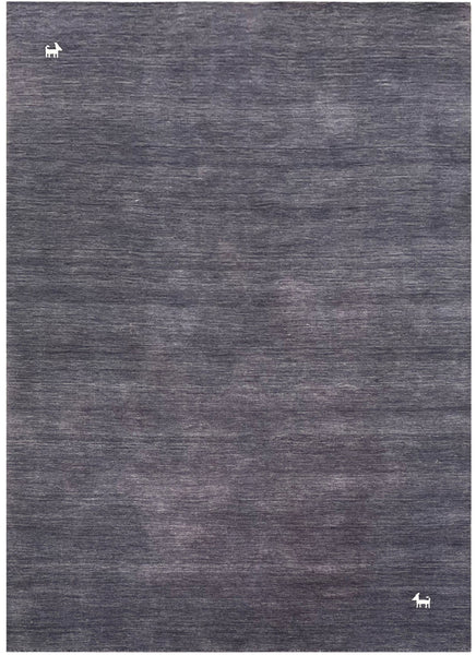 24700- Lori Gabbeh/ Indian Hand-knotted Authentic/Tribal/ Nomadic/ Gabbeh / Size: 9'9" x 6'7"/297cm x 201cm