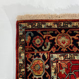 24770 - Royal Heriz Hand-Knotted/Handmade Indian Rug/Carpet Traditional/Authentic/Size: 12'2" x 9'2"/371cm x 279cm