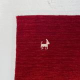 24710- Lori Gabbeh/ Indian Hand-knotted Authentic/Tribal/Nomadic/ Gabbeh / Size: 9'9" x 6'7"/297cm x 201cm