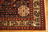 16767 - Abadeh Hand-Knotted/Handmade Persian  Rug/Carpet Traditional/Authentic/ Size: 9'10" x 6'6"/ 300cm x 198cm