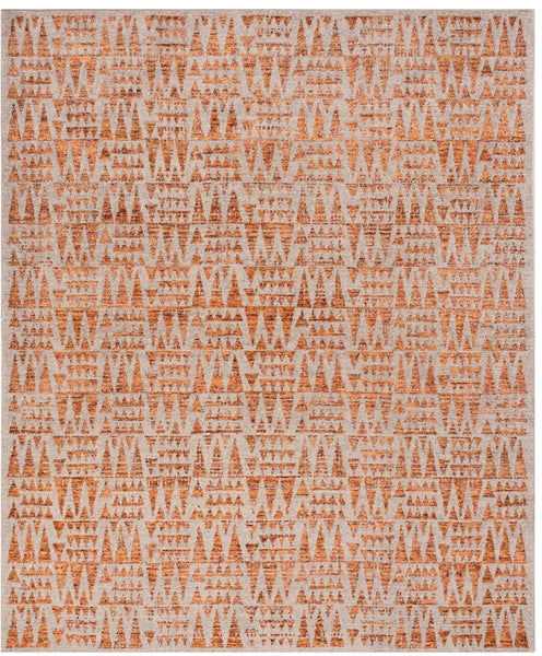 24580- Royal Vasighi Hand-Knotted/Handmade Indian Rug/Carpet Modern Authentic / Size: 10'8" x 7'9"/325cm x 236cm