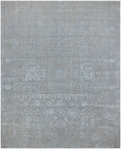 24571- Royal Vasighi Hand-Knotted/Handmade Indian Rug/Carpet Modern Authentic / Size: 10'8" x 7'9"