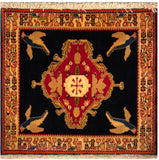 23844-Ghashgai Hand-Knotted/Handmade Persian Rug/Carpet Tribal/ Nomadic/Authentic/ Size: 2'0" x 2'2"