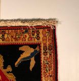 23844-Ghashgai Hand-Knotted/Handmade Persian Rug/Carpet Tribal/ Nomadic/Authentic/ Size: 2'0" x 2'2"