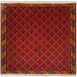 23846-Ghashgai Hand-Knotted/Handmade Persian Rug/Carpet/ Tribal/ Nomadic/Authentic/ Size: 2'3" x 2'4"