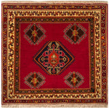 23875-Ghashgai Hand-Knotted/Handmade Persian Rug/Carpet Tribal/ Nomadic/Authentic/ Size: 2'2" x 2'2"