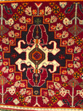 23879-Ghashgai Hand-Knotted/Handmade Persian Rug/Carpet/ Tribal/ Nomadic/Authentic/ Size: 1'11" x 2'0"