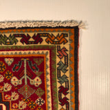 23879-Ghashgai Hand-Knotted/Handmade Persian Rug/Carpet/ Tribal/ Nomadic/Authentic/ Size: 1'11" x 2'0"