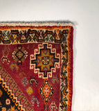 23872-Ghashgai Hand-Knotted/Handmade Persian Rug/Carpet/ Tribal/ Nomadic/ Authentic/ Size: 2'3" x 2'2"