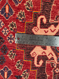 23849-Ghashgai Hand-Knotted/Handmade Persian Rug/Carpet Tribal/ Nomadic/Authentic/ Size: 2'0" x 2'1"