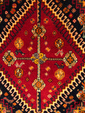 23841-Ghashgai Hand-Knotted/Handmade Persian Rug/Carpet Tribal Nomadic/Authentic/Size: 2'2" x 2'2"