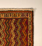 23842-Ghashgai Hand-Knotted/Handmade Persian Rug/Carpet /Tribal/ Nomadic/ Authentic/ Size: 2'1" x 2'1"