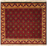 23851-Ghashgai Hand-Knotted/Handmade Persian Rug/Carpet /Tribal/ Nomadic/Authentic/ Size: 2'0" x 2'1"