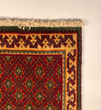 23851-Ghashgai Hand-Knotted/Handmade Persian Rug/Carpet /Tribal/ Nomadic/Authentic/ Size: 2'0" x 2'1"