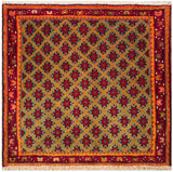 23874-Ghashgai Hand-Knotted/Handmade Persian Rug/Carpet / Tribal/ Nomadic/Authentic/ Size: 1'11" x 2'0"
