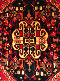 23877-Ghashgai Hand-Knotted/Handmade Persian Rug/Carpet/ Tribal/ Nomadic/Authentic/ Size: 2'2" x 2'1"