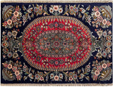 24143 - Kashan Handmade/Hand-Knotted Persian Rug/Traditional/Carpet Authentic/ Size: 3'4" x 2'4"