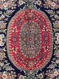 24143 - Kashan Handmade/Hand-Knotted Persian Rug/Traditional/Carpet Authentic/ Size: 3'4" x 2'4"