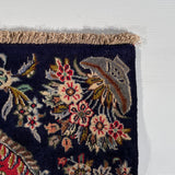 24143 - Kashan Handmade/Hand-Knotted Persian Rug/Traditional/Carpet Authentic/ Size: 3'4" x 2'4"