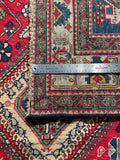24331- Abadeh Persian Hand-Knotted Authentic//Traditional/Carpet/Rug/ Size: 6'9"x 5'1"