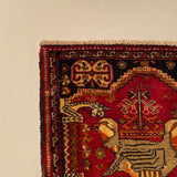 24399-Ghashgai Hand-Knotted/Handmade Persian Rug/Carpet Tribal/ Nomadic Authentic/Size: 1'8" x 1'10"