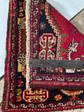 24399-Ghashgai Hand-Knotted/Handmade Persian Rug/Carpet Tribal/ Nomadic Authentic/Size: 1'8" x 1'10"