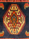 24469-Ghashgai Hand-Knotted/Handmade Persian Rug/Carpet Tribal/ Nomadic Authentic/Size/: 1'8" x 1'6"